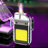 USB Rechargeable Mini Keychain Arc Lighter | Windproof Plasma Flameless Lighter for Travel, Camping & Daily Use …