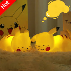 Light up your collection with the Pikachu LED action figure! 10cm posable Pokemon toy with glowing LED, perfect gift for kids, fans & collectors.
