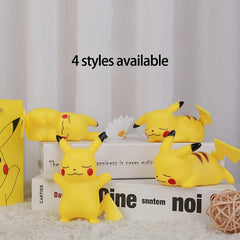 Light up your collection with the Pikachu LED action figure! 10cm posable Pokemon toy with glowing LED, perfect gift for kids, fans & collectors.