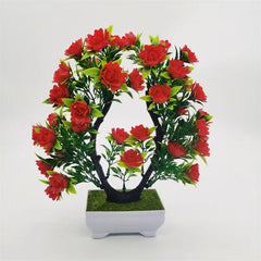 Fancy Artificial Flowers Plant for Home, Office & Kitchen Décor – Multi-Color Plastic Decoration