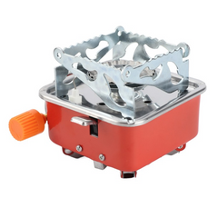 Portable Mini Foldable Gas Camping Stove – Lightweight Aluminum Alloy Burner for Outdoor Use