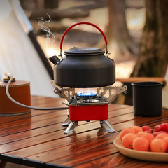 Portable Mini Foldable Gas Camping Stove – Lightweight Aluminum Alloy Burner for Outdoor Use