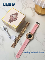 Gen 9 Women's Gold Smart Watch – Stylish Gift for Girls and Sisters this Raksha Bandhan