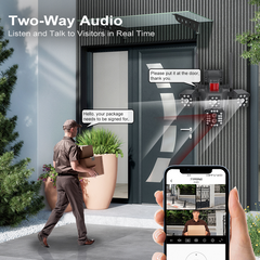 3-Lens Wi‑Fi PTZ Camera – 4MP HD, AI Motion Tracking, Full-Color Night Vision & 30X Zoom