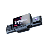 XC401 4‑Lens Wi‑Fi Dash Cam – Front, Rear & Side 1080p Cameras, Night Vision, Parking Mode