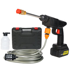 Cordless High-Pressure Car Washer – Portable Rechargeable Power Cleaner for Car & Outdoor Use