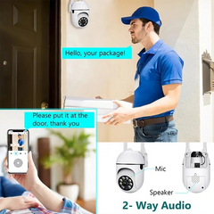 A7 Dual Antenna WiFi Security Camera | 1080P HD Smart CCTV with Night Vision, Motion Detection & Two-Way Audio