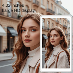 Magnetic Wireless Selfie Screen for iPhone – Rear Camera Mirror Display for Vlogging & Reels