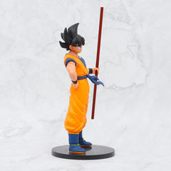 Bring home the Onitore DBZ Goku action figure – 21cm PVC collectible with stick. High-detail anime figure, perfect for fans, collectors, and gifting