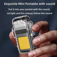 USB Rechargeable Mini Keychain Arc Lighter | Windproof Plasma Flameless Lighter for Travel, Camping & Daily Use …