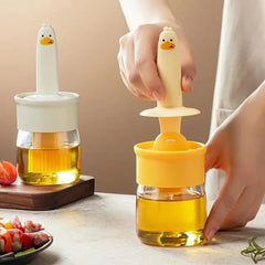 Silicone Oil Brush Bottle – High-Temperature Resistant Basting Dispenser for BBQ & Cooking