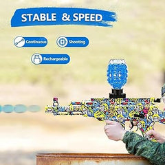 Automatic Small Balls Blaster Gun | Rechargeable Electric Toy Gun for Kids & Adults | Outdoor Shooting Game Toy