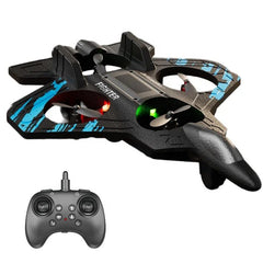 RC Fighter Plane Toy with Remote Control | 2.4GHz LED Flying Airplane for Kids