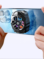 SL03 Wireless Phone Cooler – Turbo Fan & Semiconductor Cooling with 1000 mAh Battery & RGB Lights