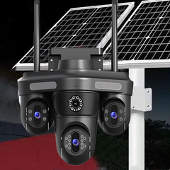 12MP Outdoor PTZ Wi‑Fi Security Camera – Triple Lens, 30× Zoom & Color Night Vision