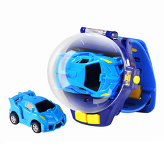 Cartoon Mini 2.4GHz Rechargeable Watch Remote Control Car Toy – USB Charging RC Car Gift for Kids