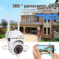 A7 Dual Antenna WiFi Security Camera | 1080P HD Smart CCTV with Night Vision, Motion Detection & Two-Way Audio