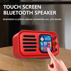Portable Bluetooth Speaker & Weather Radio with LCD Display – FM/AM, USB/TF, AUX
